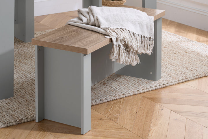 Birlea Highgate Dining Table & Bench Set (Self Assembly) (DHD)