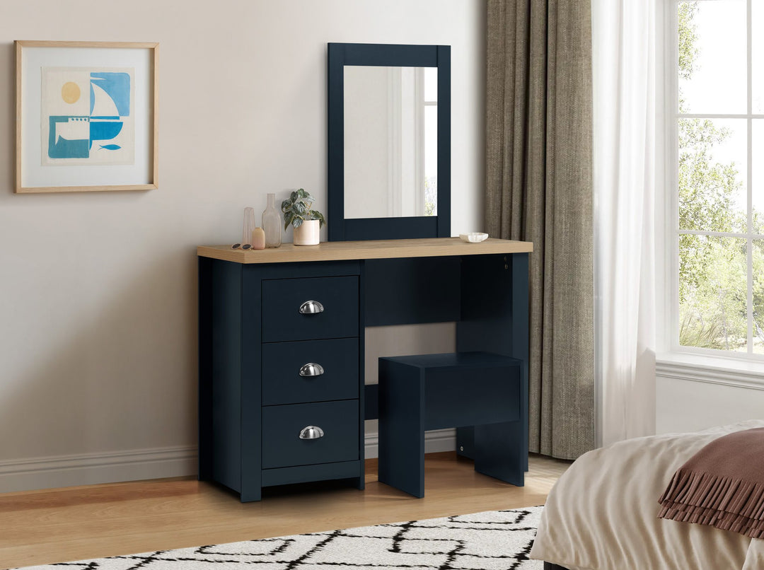 Birlea Highgate Dressing Table With Stool (Self Assembly) (DHD)