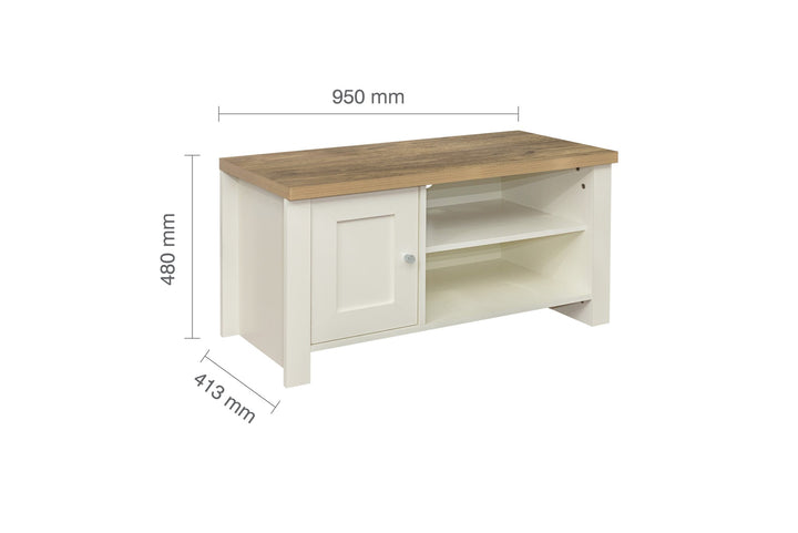 Birlea Highgate Small TV Unit (Self Assembly) (DHD)