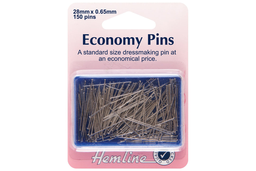 Pins: Economy: 28mm: Nickel: 150 Pieces