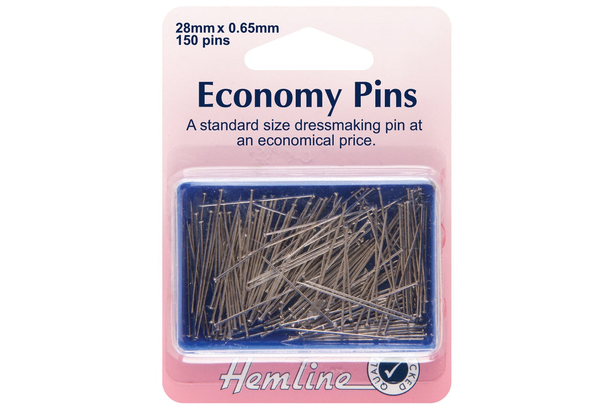 Pins: Economy: 28mm: Nickel: 150 Pieces