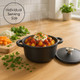 10cm Casserole Mini Cast Iron Single Dish with lid 0.3L Dutch Oven