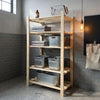 Home Ideas - 5 Shelf Heavy Duty Slatted Free Standing Storage Unit Pre-sanded Pine (DHD) Image 1