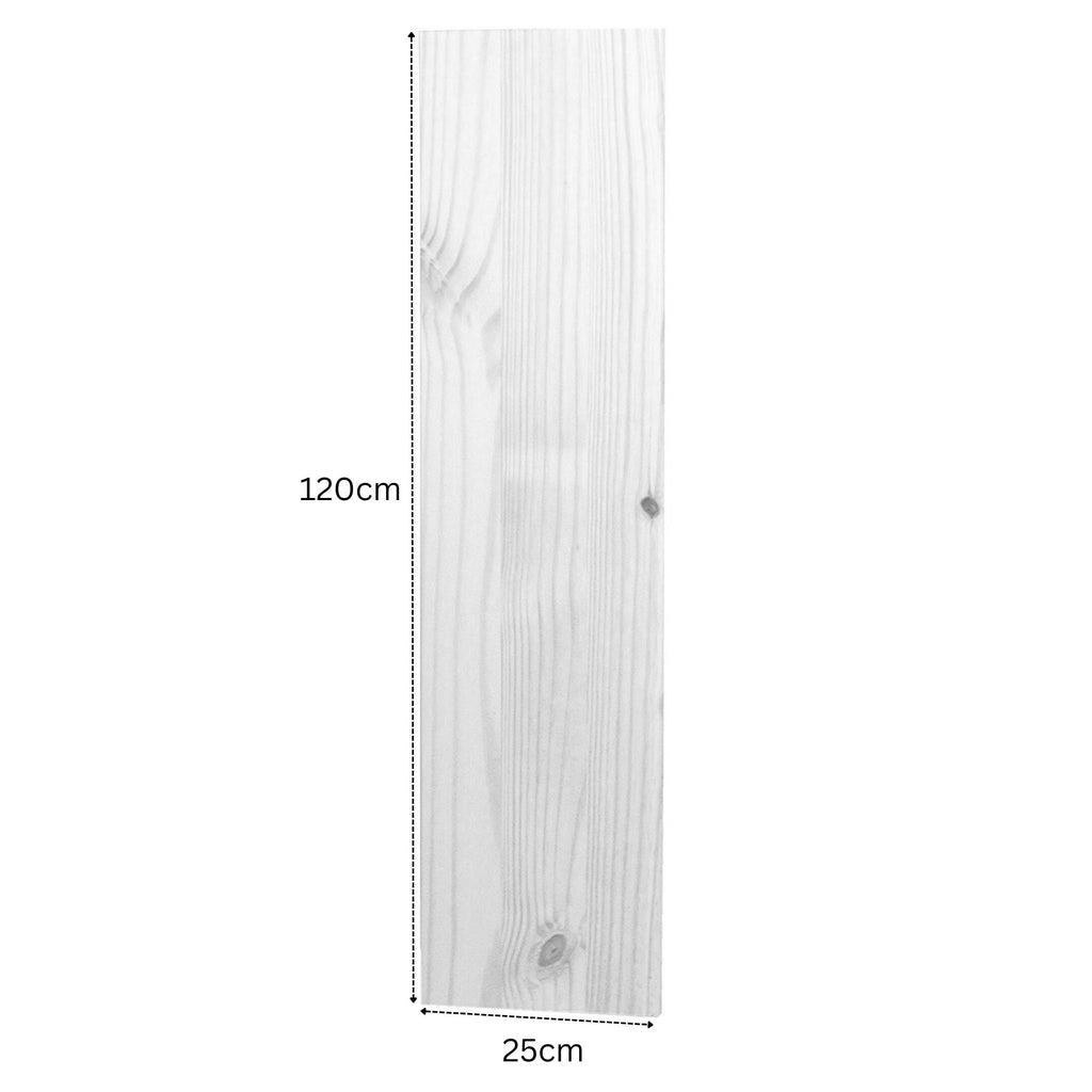 Home Ideas - Laminated Chunky Shelf Board, Pre-sanded Pine 204mm (DHD) Image 1