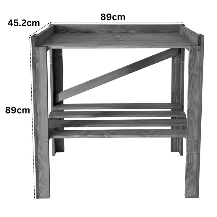 Home Ideas - Potting Table, Outdoor Wax Treated (Self Assembly) (DHD) Image 2