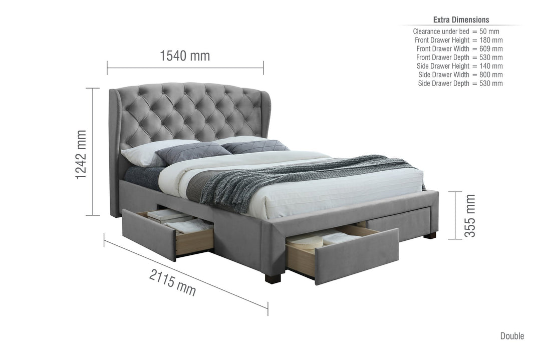 Birlea Hope Bed (Self Assembly) (DHD)