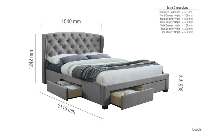 Birlea Hope Bed (Self Assembly) (DHD)