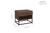 Birlea Houston 1 Drawer Bedside (Self Assembly) (DHD)