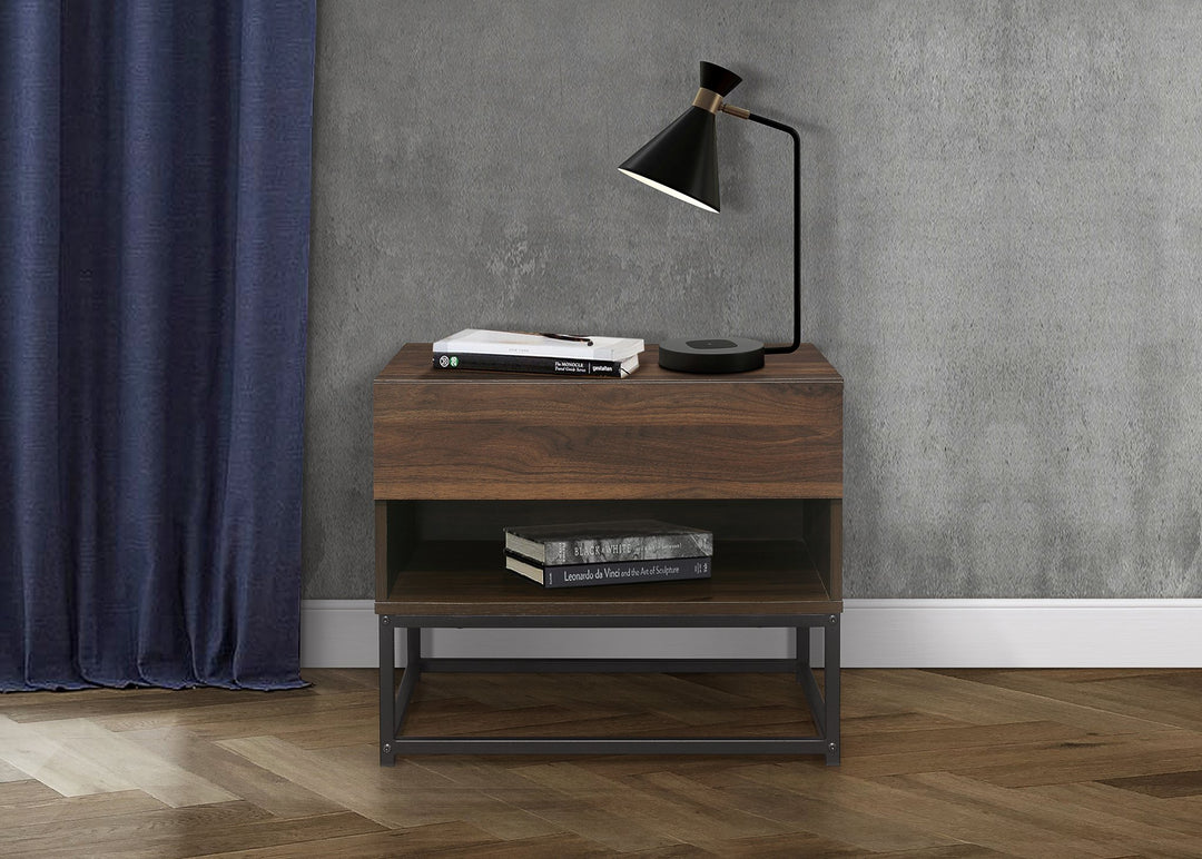 Birlea Houston 1 Drawer Bedside (Self Assembly) (DHD)