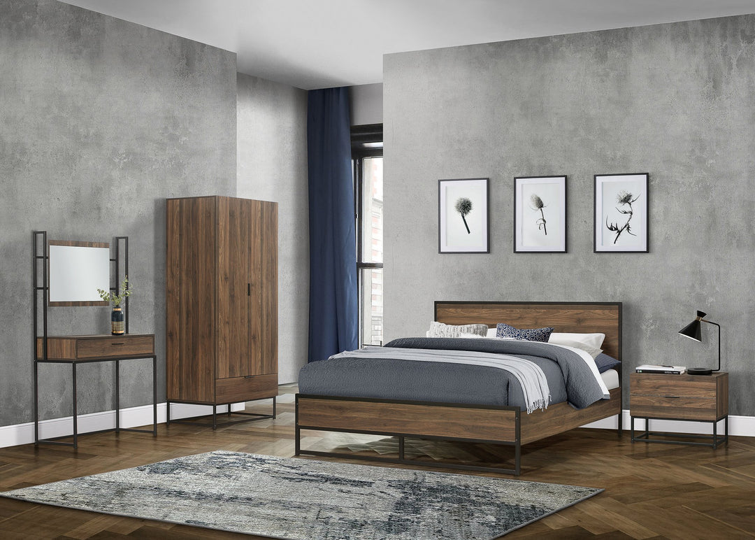 Birlea Houston 2 Drawer Bedside (Self Assembly) (DHD)
