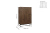 Birlea Houston 4 Door Wardrobe (Self Assembly) (DHD)