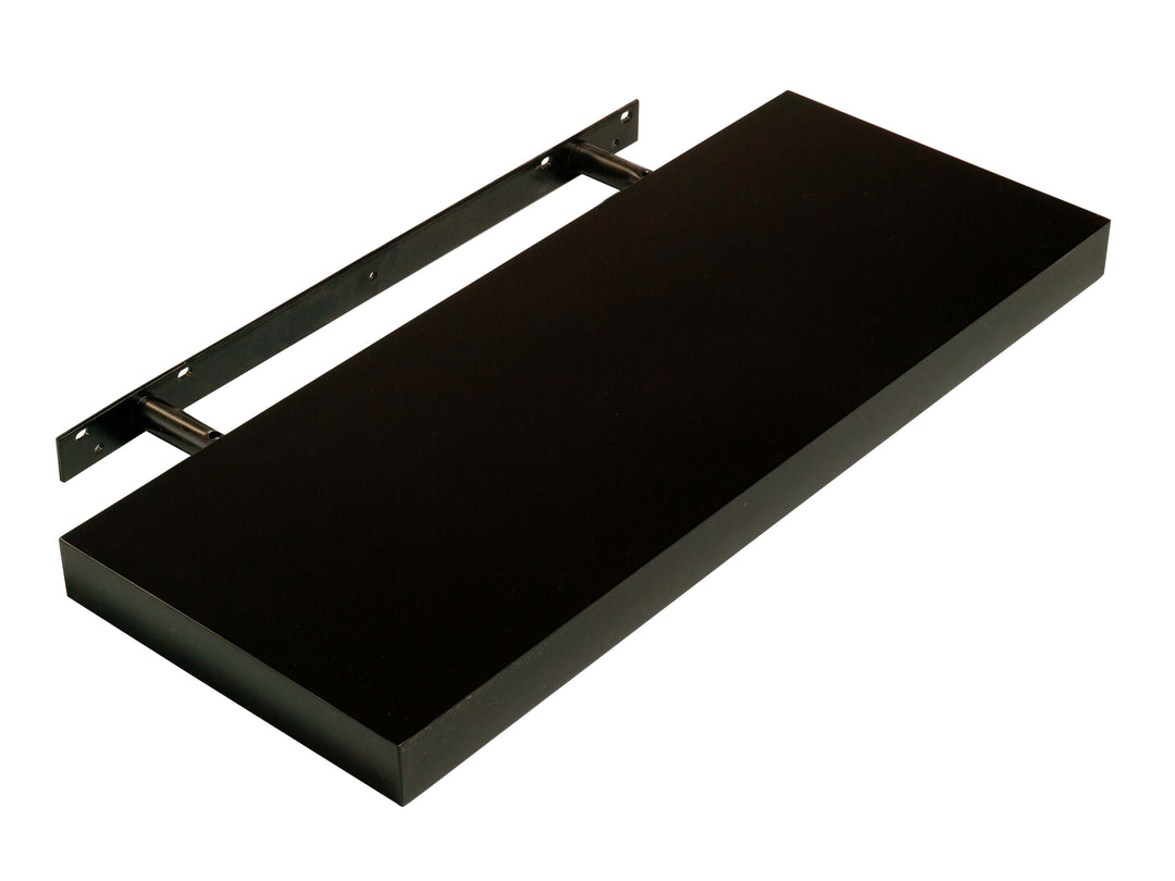 Hudson - Box Shelf Kit - Gloss Black 90 x 23.5cm (DHD) Image 1