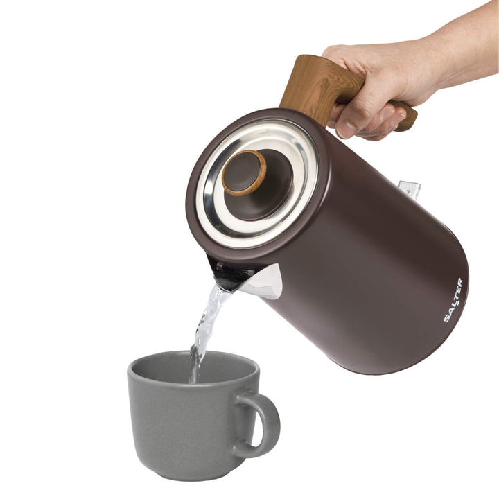 Salter Toronto 1.7L Rapid Boil Kettle Brown