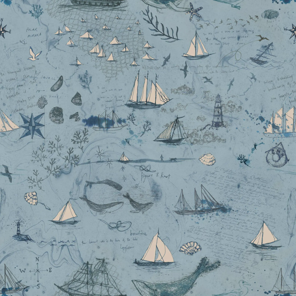 Moda Longshore cotton fabric by Janet Clare