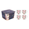Harvey & Mason Holly Jolly Christmas Set Of 4 Mugs