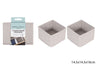 Coco & Gray Drawer Organiser 2pk Square 14.5x14.5x10