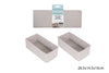 Coco & Gray Drawer Organiser 2pk Rec 28.5x14.5x10cm