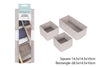 Coco & Gray Drawer Organiser 3pk - 2 x Square & 1 x Rectangle