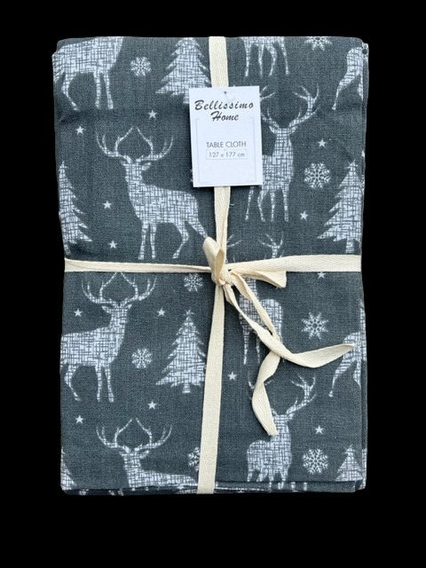 Festive Deers Tablecloth