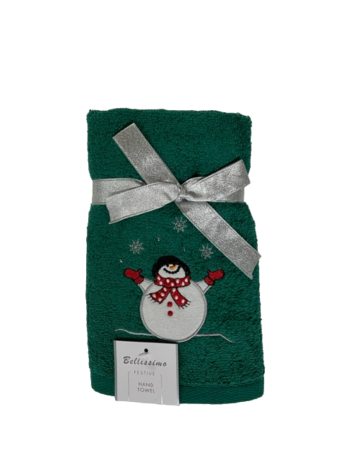 Bellissimo Festive Guest Towel Snowman