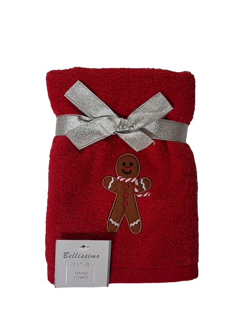 Bellissimo Festive Guest Towel Gingerbread Man
