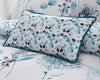 Bellissimo Inky Filled Boudoir Cushion 30x50cm 12x20in Teal