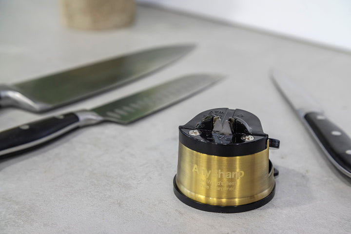 AnySharp Pro Brass Knife Sharpener