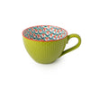 Mikasa Green and Blue Geometric Stoneware Mug, 330ml