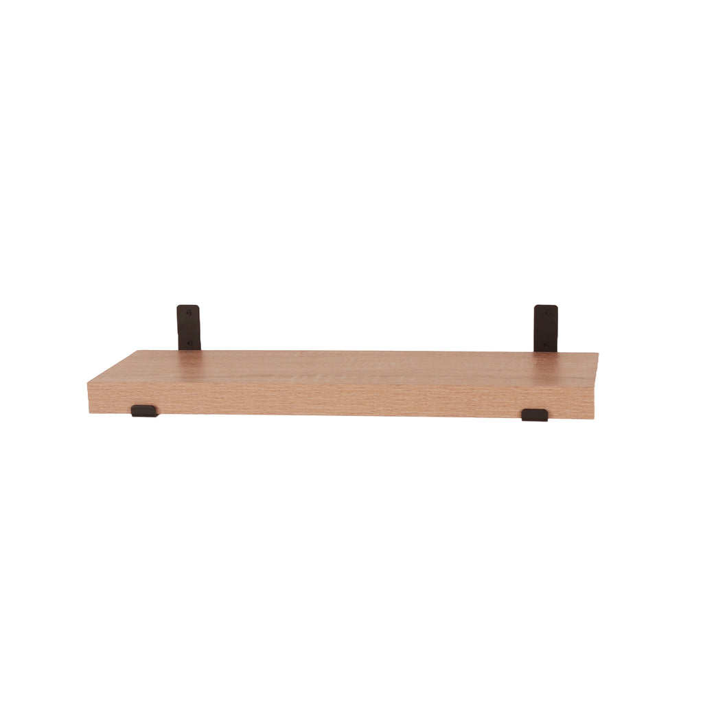 Jackson - 80cm Chunky Shelf With Sit On Brackets - Oak Effect (DHD) Image 1