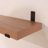 Jackson - 80cm Chunky Shelf With Sit On Brackets - Oak Effect (DHD) Image 2