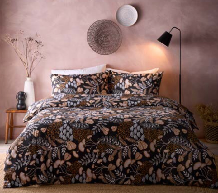 Jephson Duvet Cover Set Black Single