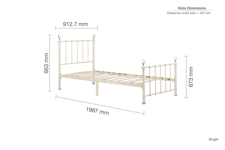 Birlea Jessica Bed (Self Assembly) (DHD)