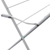 JVL 3 Tier Concertina Clothes Airer Folding Clothes Line Drying Laundry Rack 14M