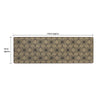 JVL Elegance Runner Mat 50 x 150 cm, Stars