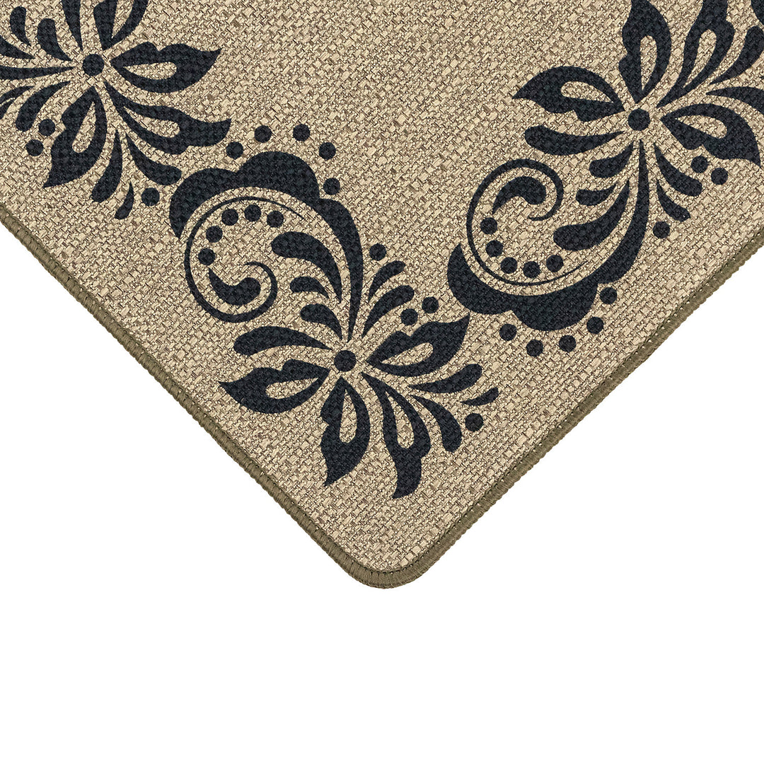JVL Elegance Runner, Scroll Boarder - 50x150cm