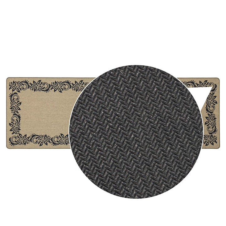 JVL Elegance Runner, Scroll Boarder - 50x150cm