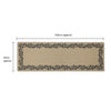 JVL Elegance Runner, Scroll Boarder - 50x150cm