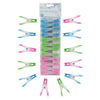 JVL Prism Soft Touch Flower Design Pegs Pack of 20