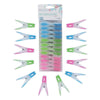 JVL Prism Soft Touch Leaf Design Pegs Pack of 20