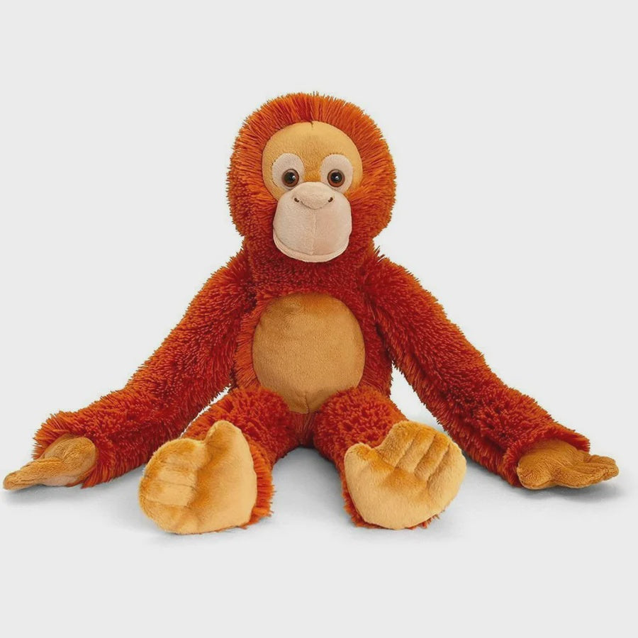 Keeleco 38cm Long Orangutan Soft Toy Eco-Friendly