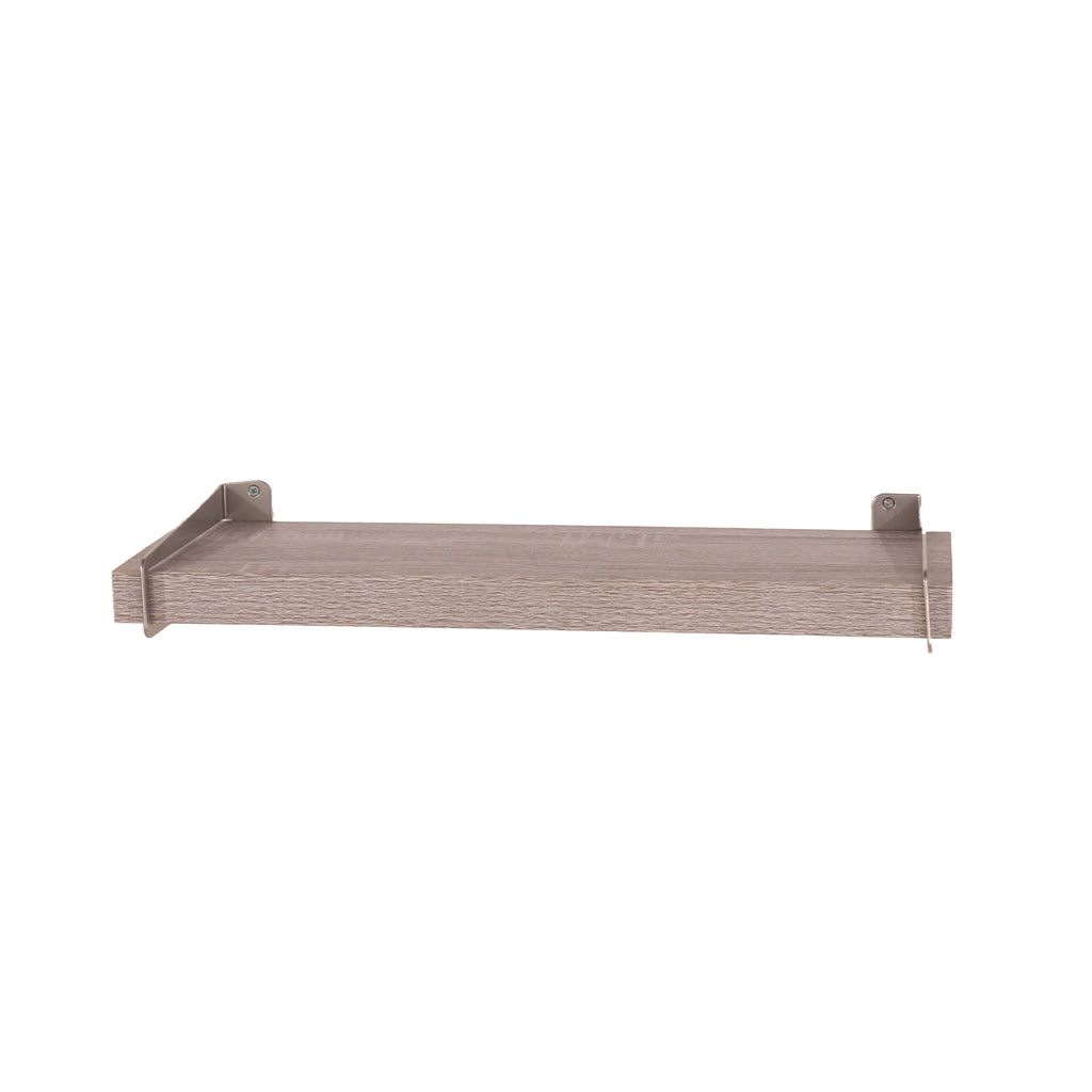 Keer - 80cm Chunky Shelf With Slide On Brackets - Grey Oak Effect (DHD) Image 1