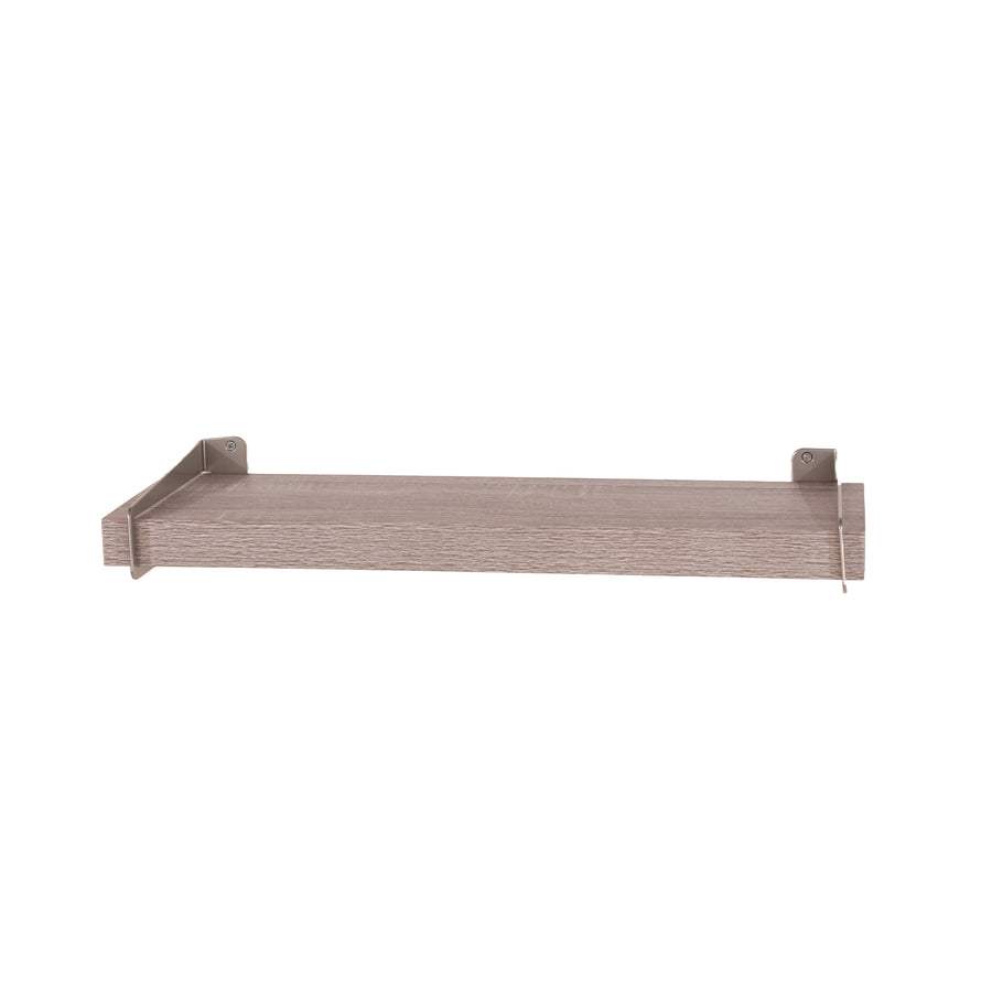 Keer - 80cm Chunky Shelf With Slide On Brackets - Grey Oak Effect (DHD) Image 1