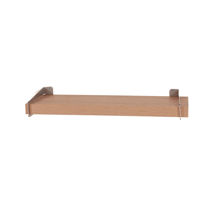 Keer - 80cm Chunky Shelf With Slide On Brackets - Oak Effect (DHD) Image 1