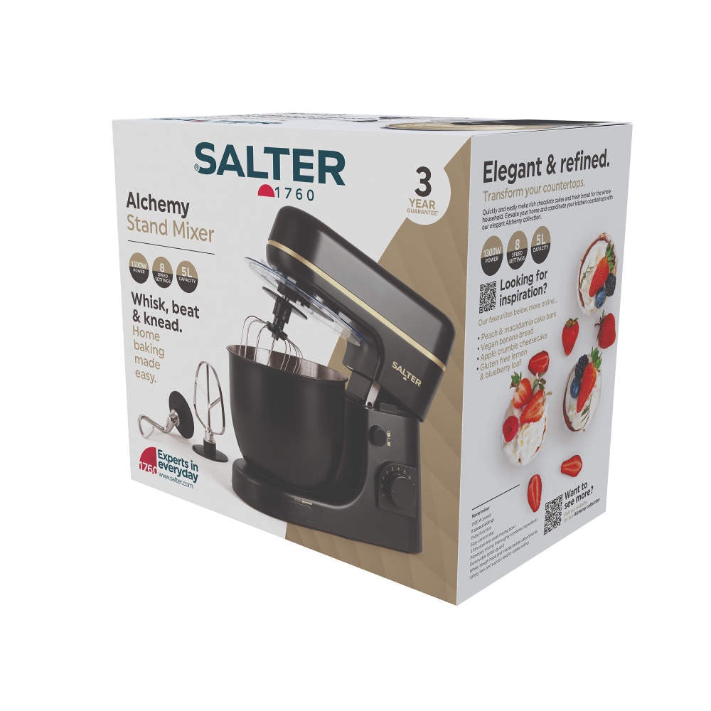 Salter Alchemy Stand Mixer Black