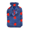 Sweetheart Plush Hot Water Bottle 2 Litre Blue