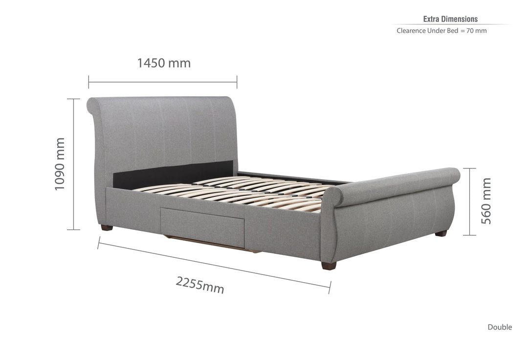 Birlea Lancaster Bed (Self Assembly) (DHD)