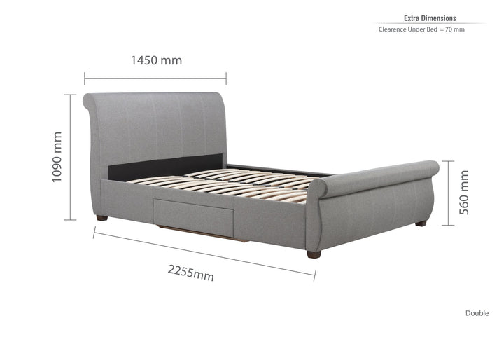 Birlea Lancaster Bed (Self Assembly) (DHD)