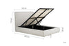 Birlea Lanis Ottoman Bed (Self Assembly) (DHD)