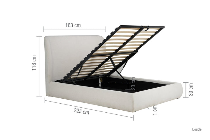 Birlea Lanis Ottoman Bed (Self Assembly) (DHD)