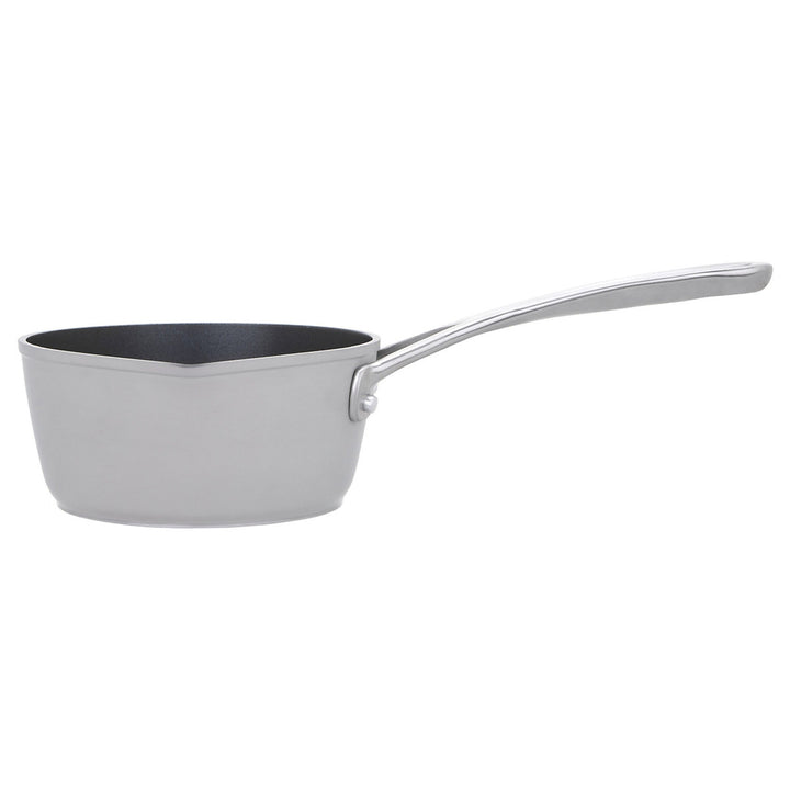Laura Ashley Forged Aluminium Non-stick Milk Pan / Sauce Pan 16cm - Dark Dove Grey
